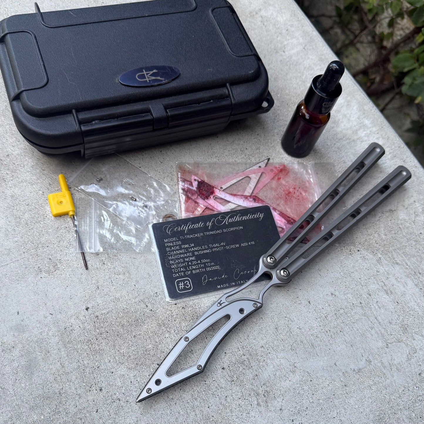 Ceroni Knives TI-Tracker Trinidad Scorpion (used)