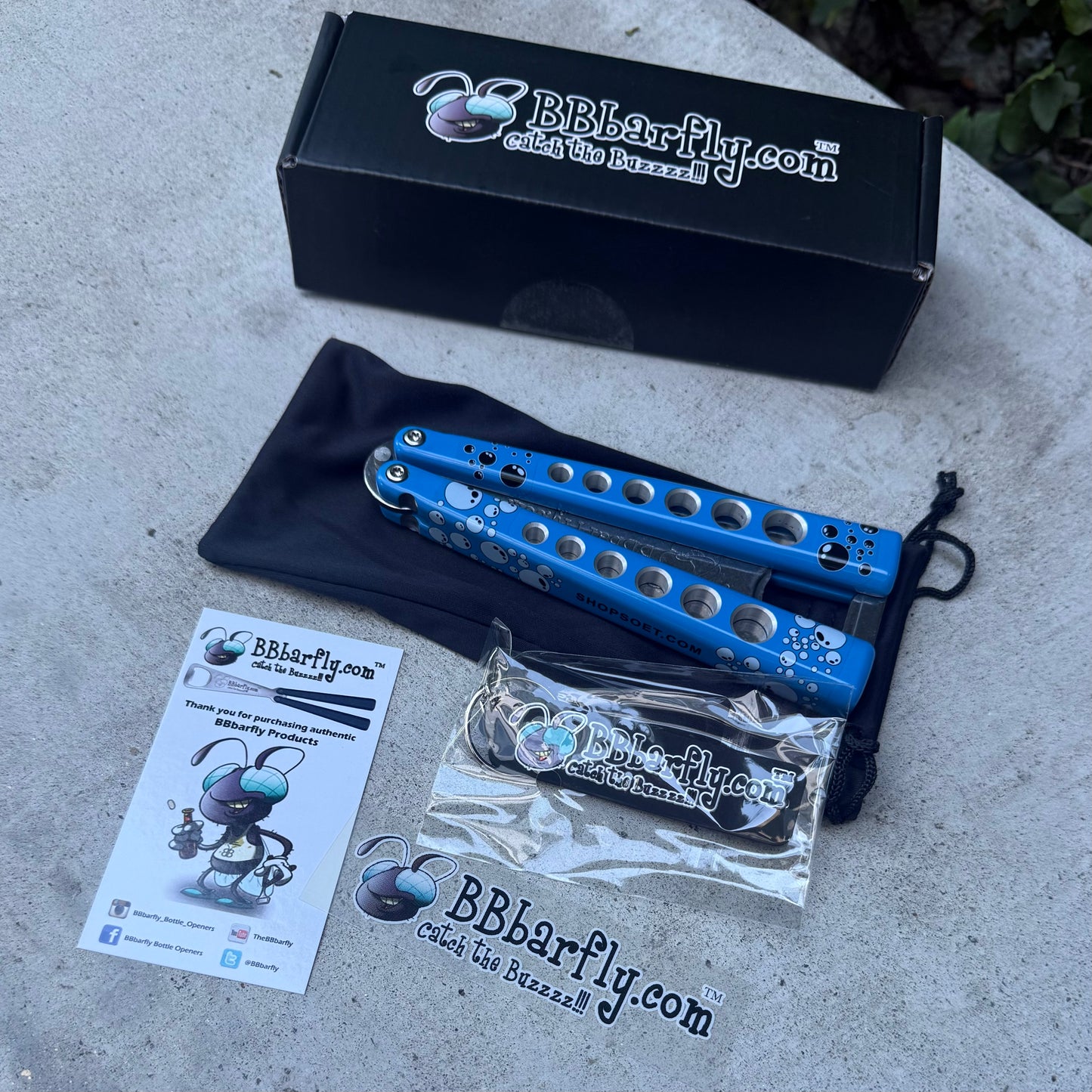 BBbarfly OG2 - Soda Pop Balisong Bottle Opener