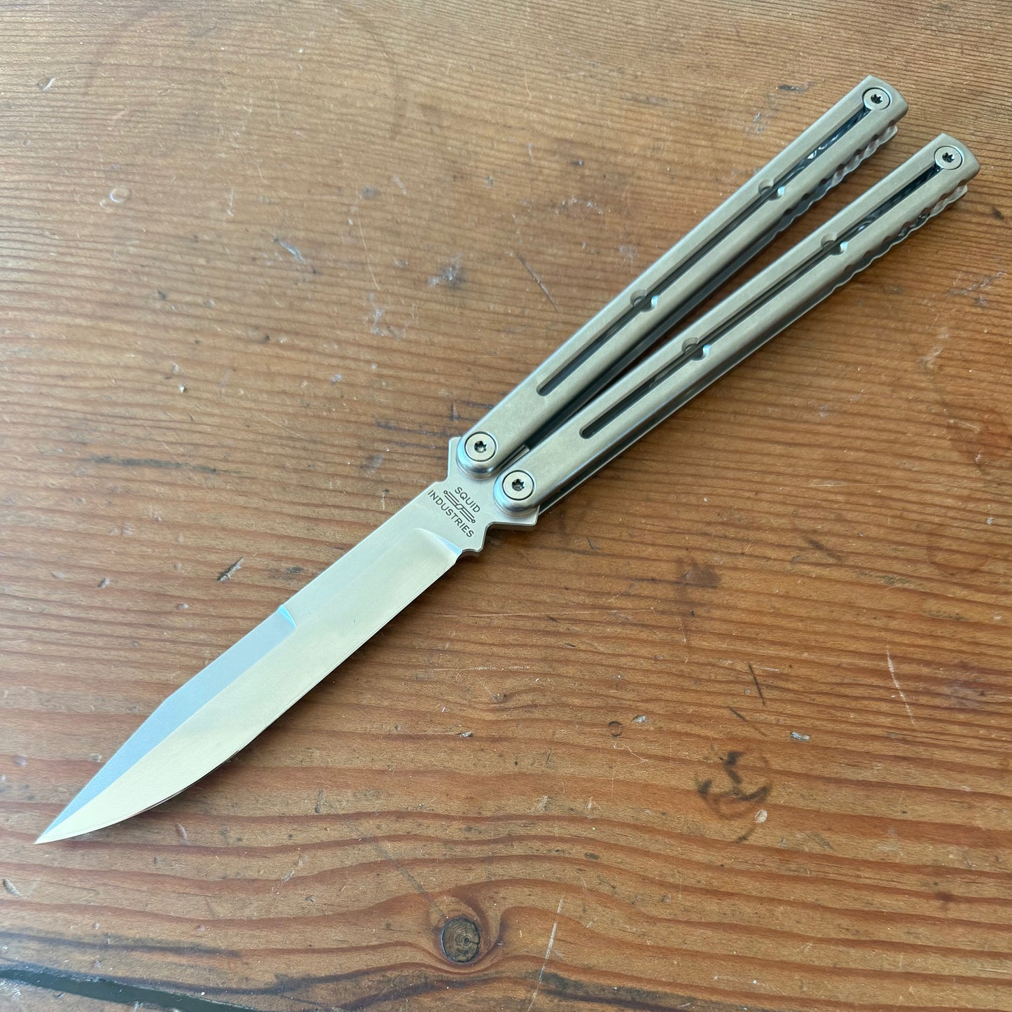 Squid Industries Zirblast Titanium Krake Raken Weehawk silver