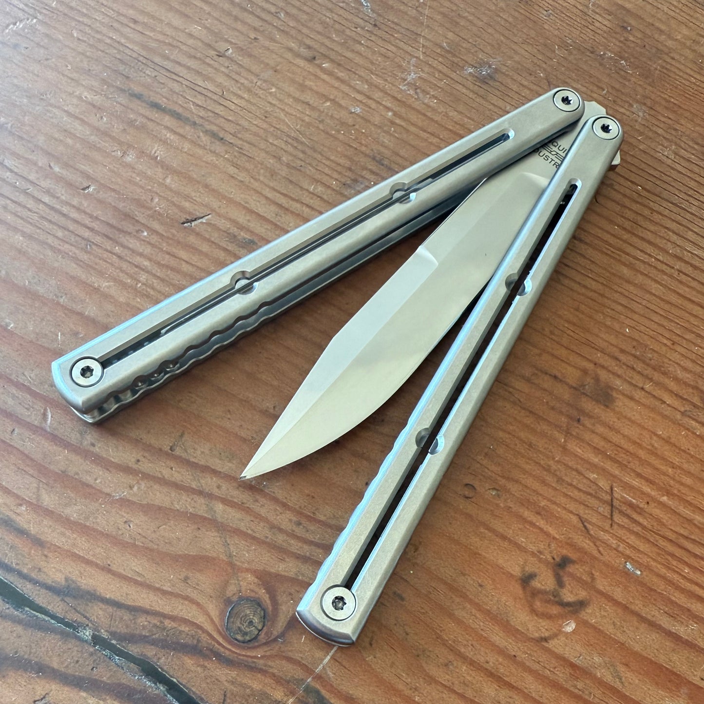 Squid Industries Zirblast Titanium Krake Raken Weehawk silver