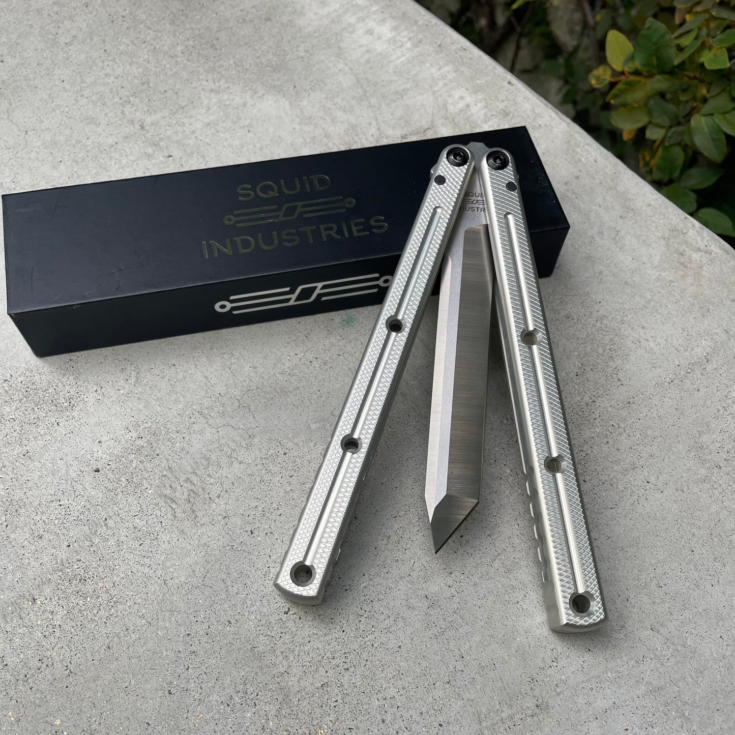 Squid Industries Krake Raken V3 Silver Tanto