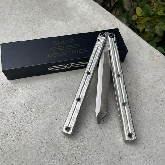 Squid Industries Krake Raken V3 Silver Tanto