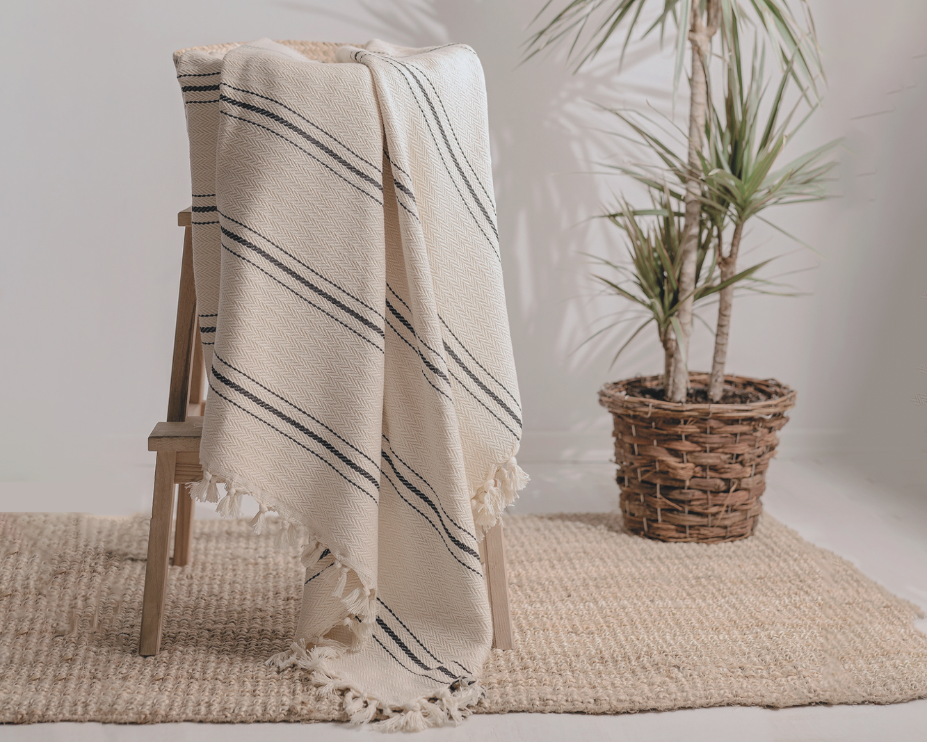 Minimalist 100% Organic Cotton Throw Blankets & Bedspreads