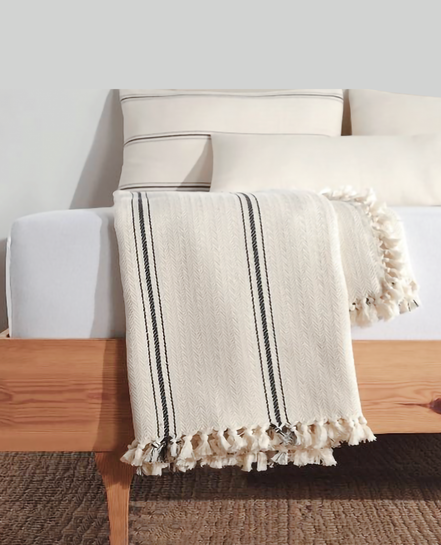 Minimalist 100% Organic Cotton Throw Blankets & Bedspreads