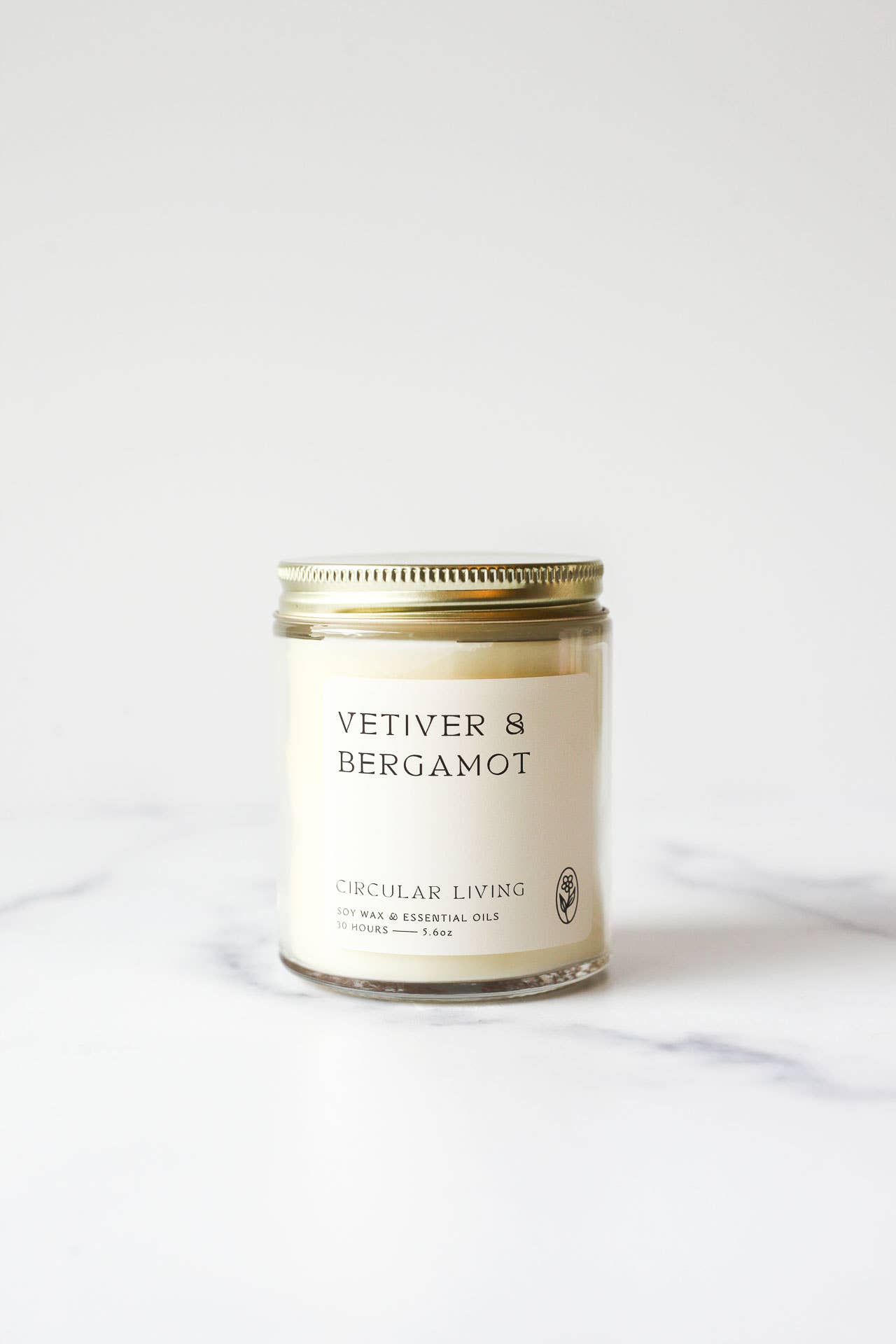 Soy Wax Candle, Vetiver & Bergamot