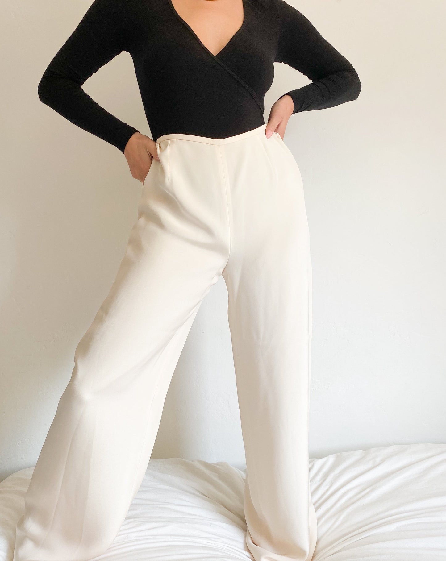 Vintage Escada Cream Trousers
