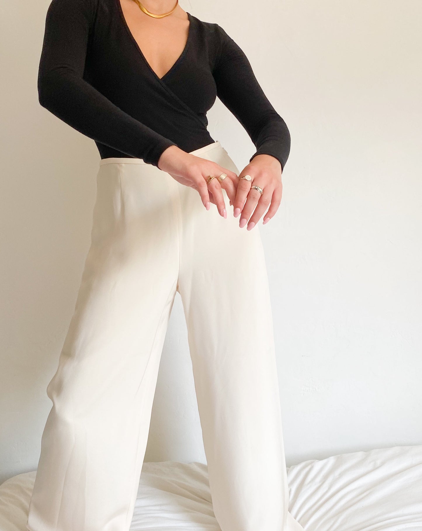 Vintage Escada Cream Trousers