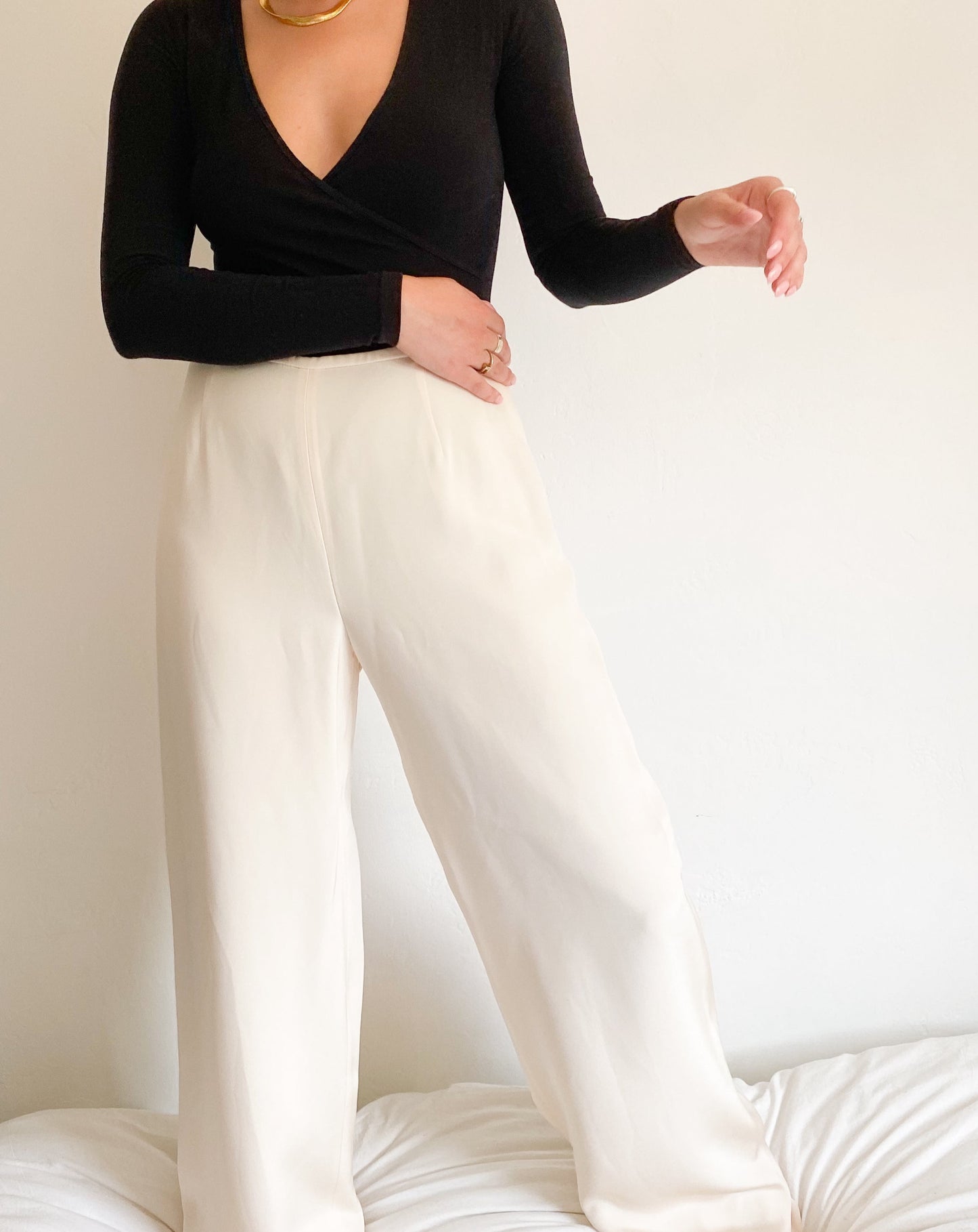 Vintage Escada Cream Trousers