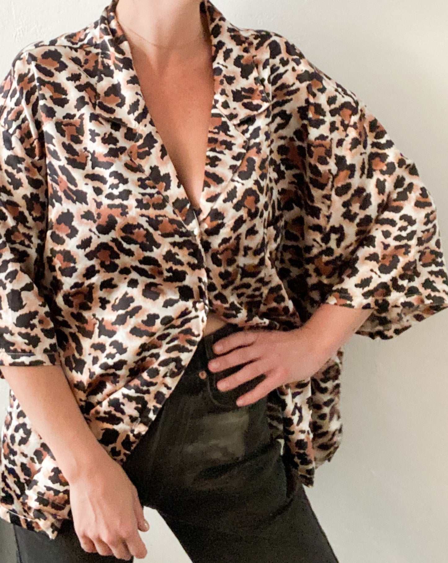 Leopard Print Blouse