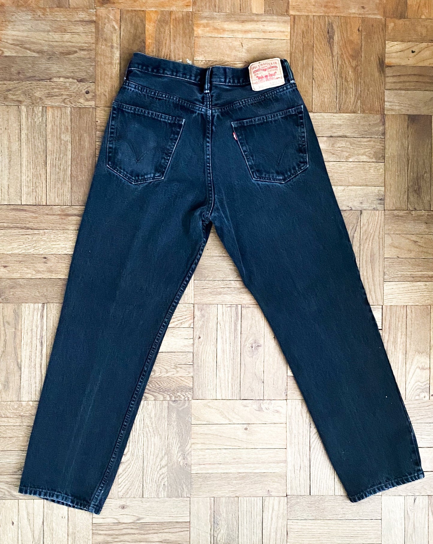 Vintage Levi's Washed Black Denim