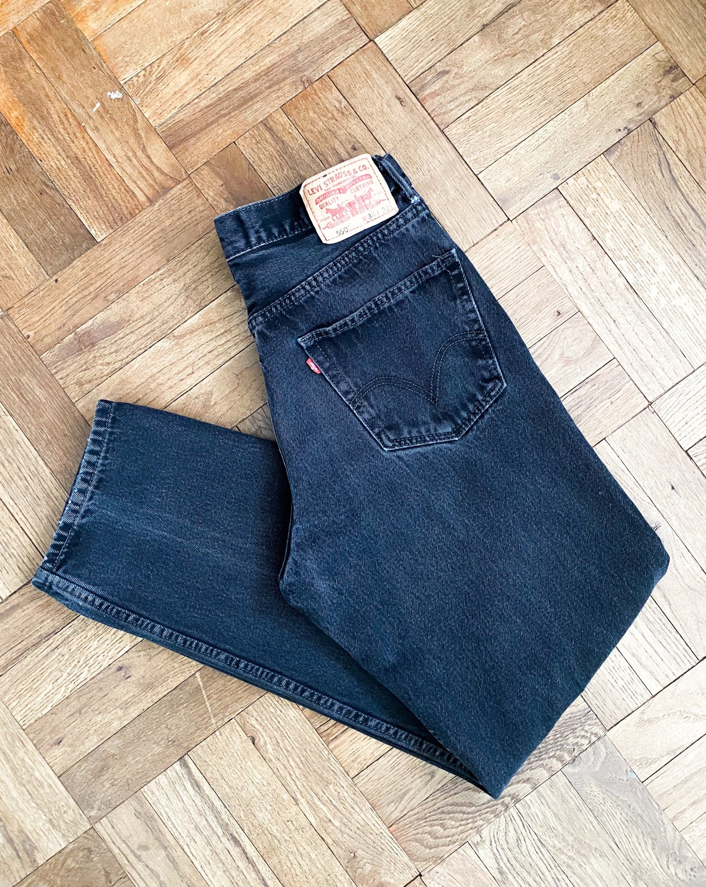 Vintage Levi's Washed Black Denim