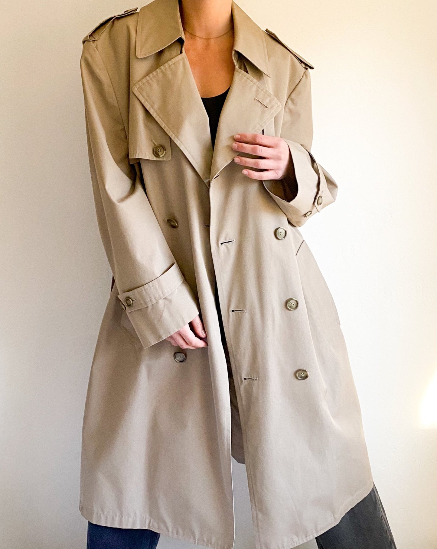 Vintage London Fog Khaki Trench Coat