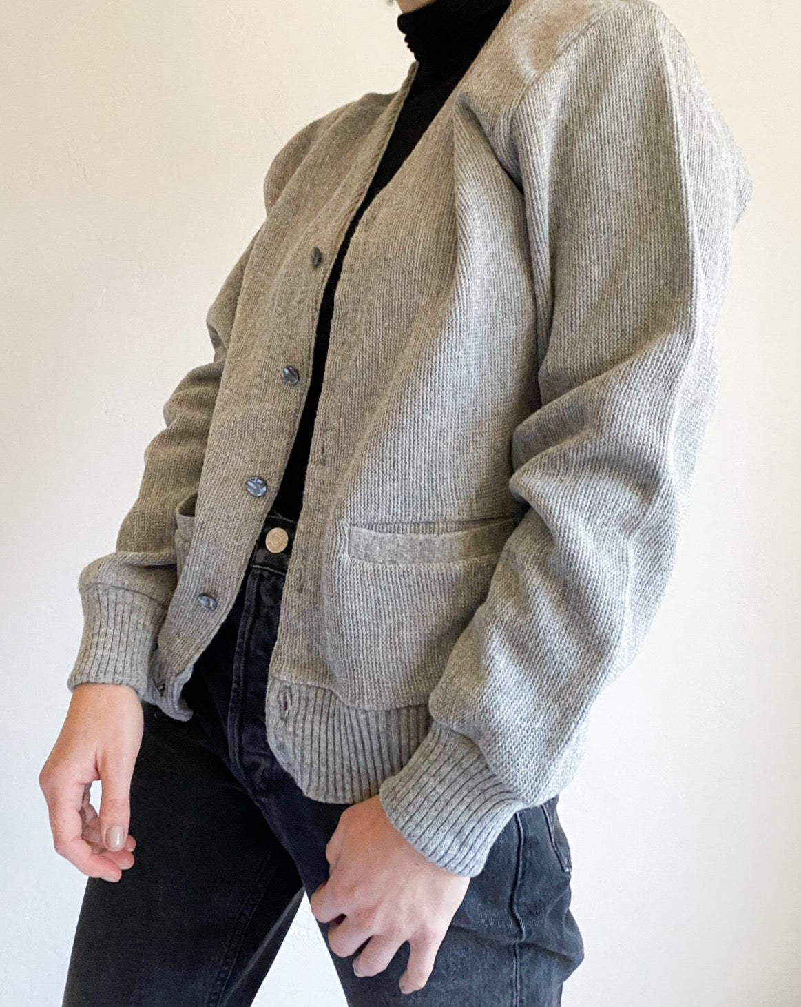 Vintage Grey Cardigan