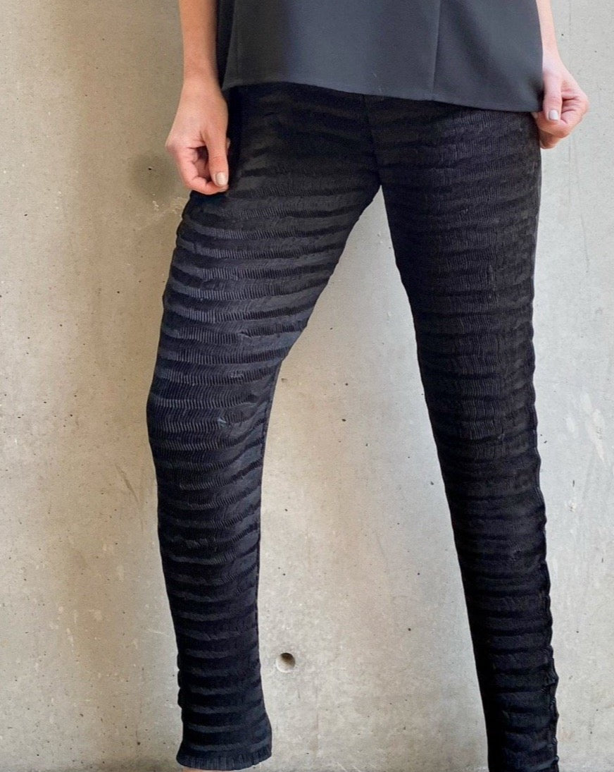 Vintage Issey Miyake Black Pleat Trouser