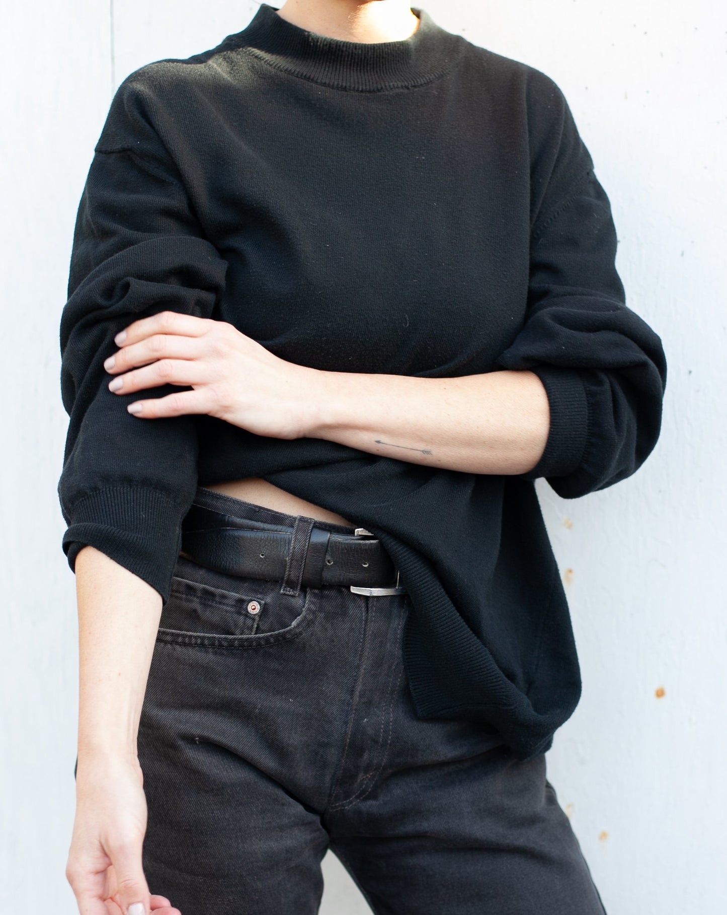 Vintage Black Pullover Sweater