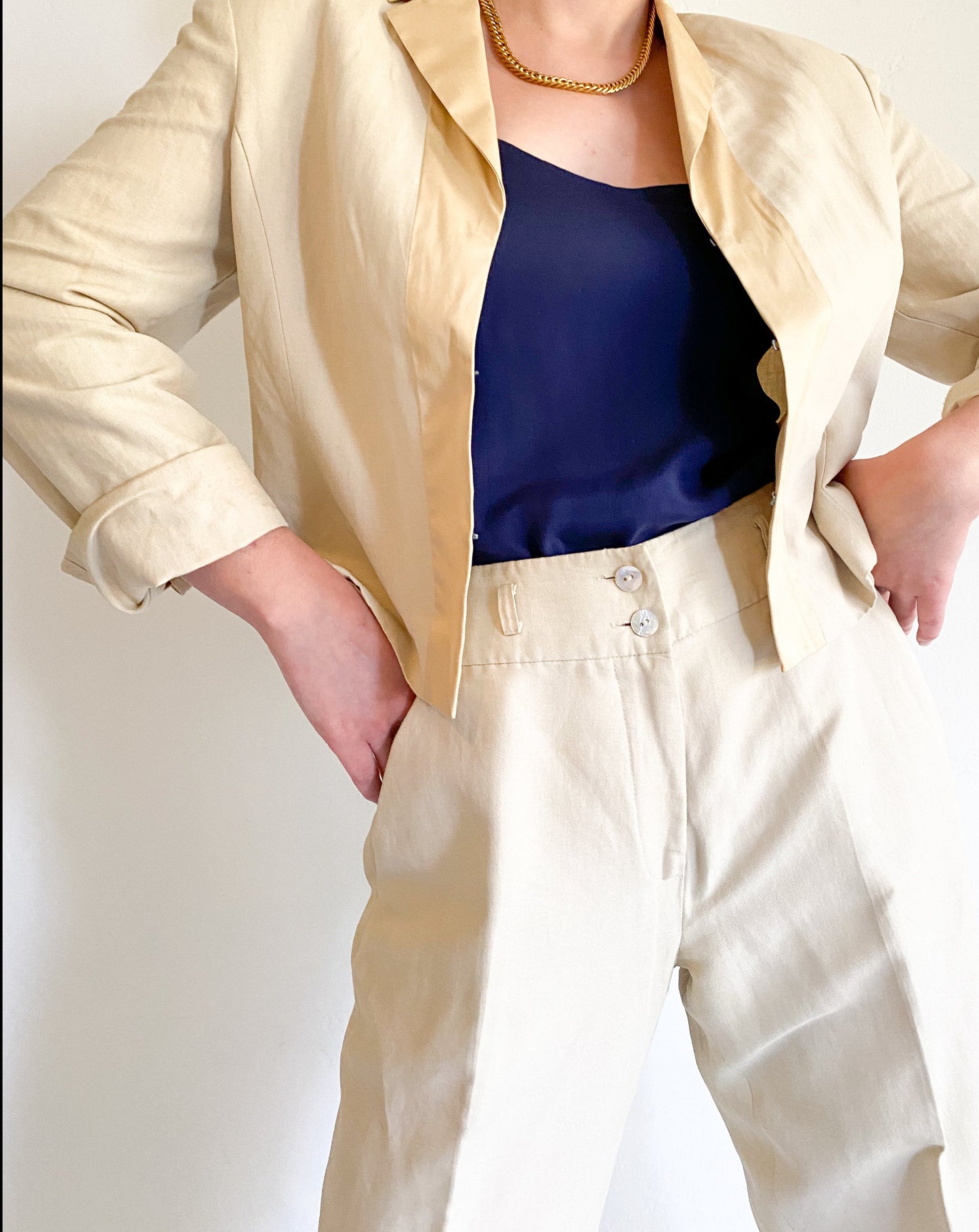 Vintage Zapa Beige Suit