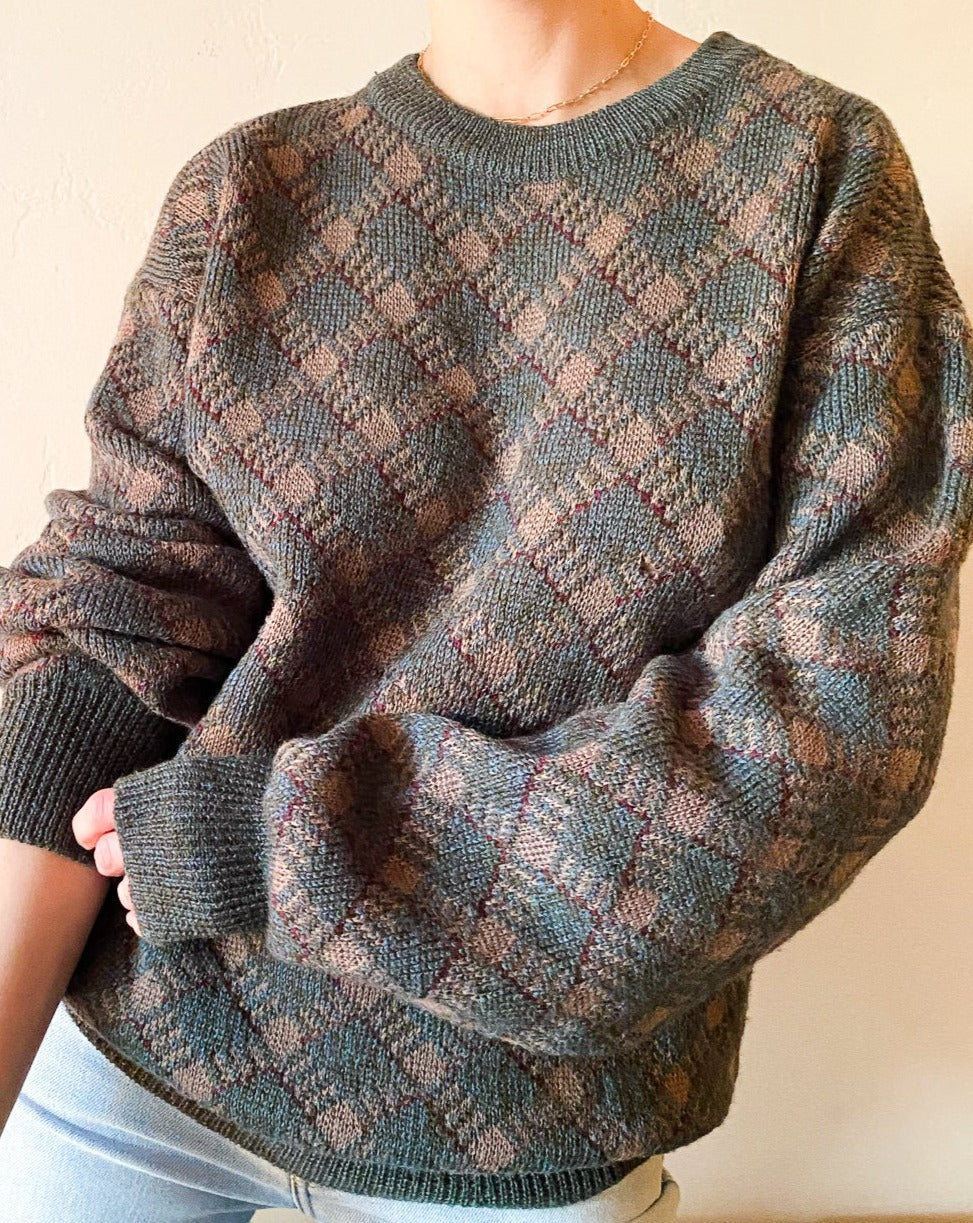 Vintage Neiman Marcus Plaid Sweater