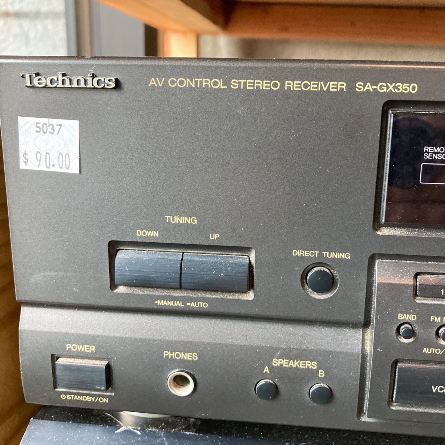 STEREO RECIEVER TECHNICS SA-GX350