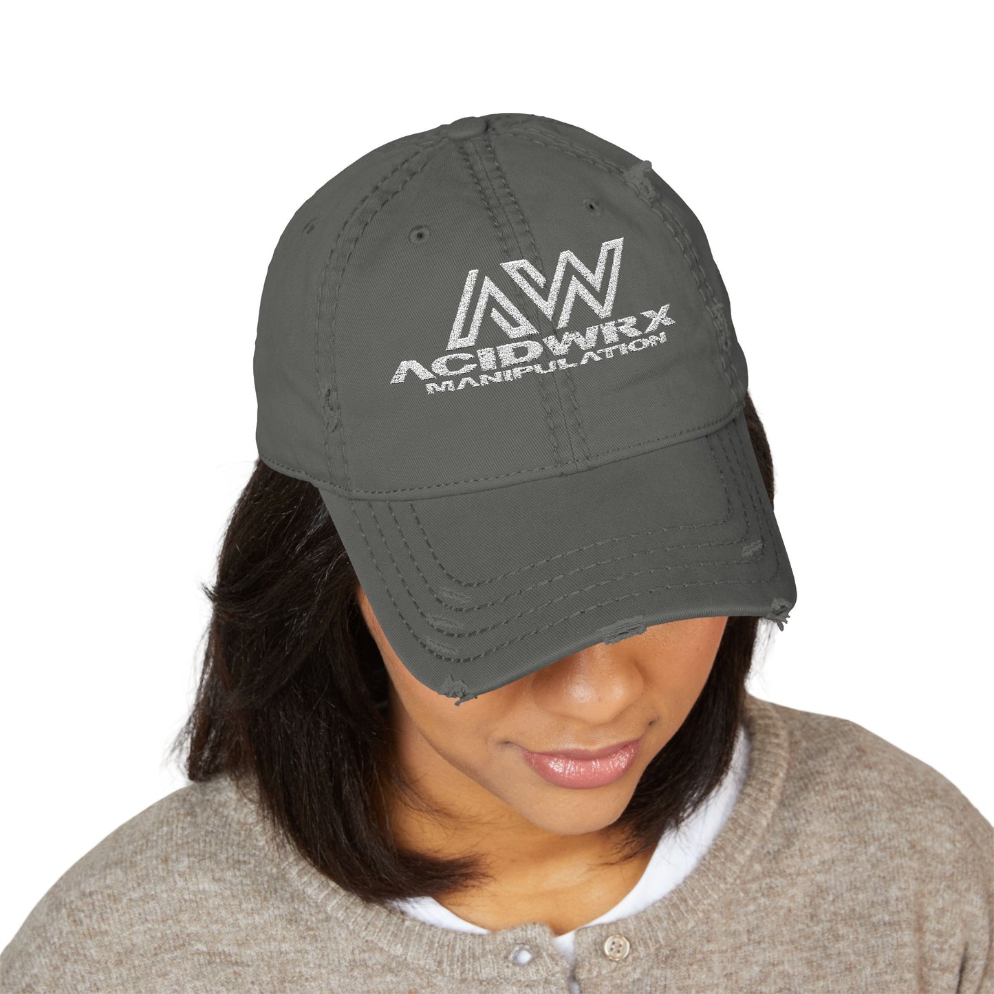 Acidwrx Hat (Distressed Embroidery)