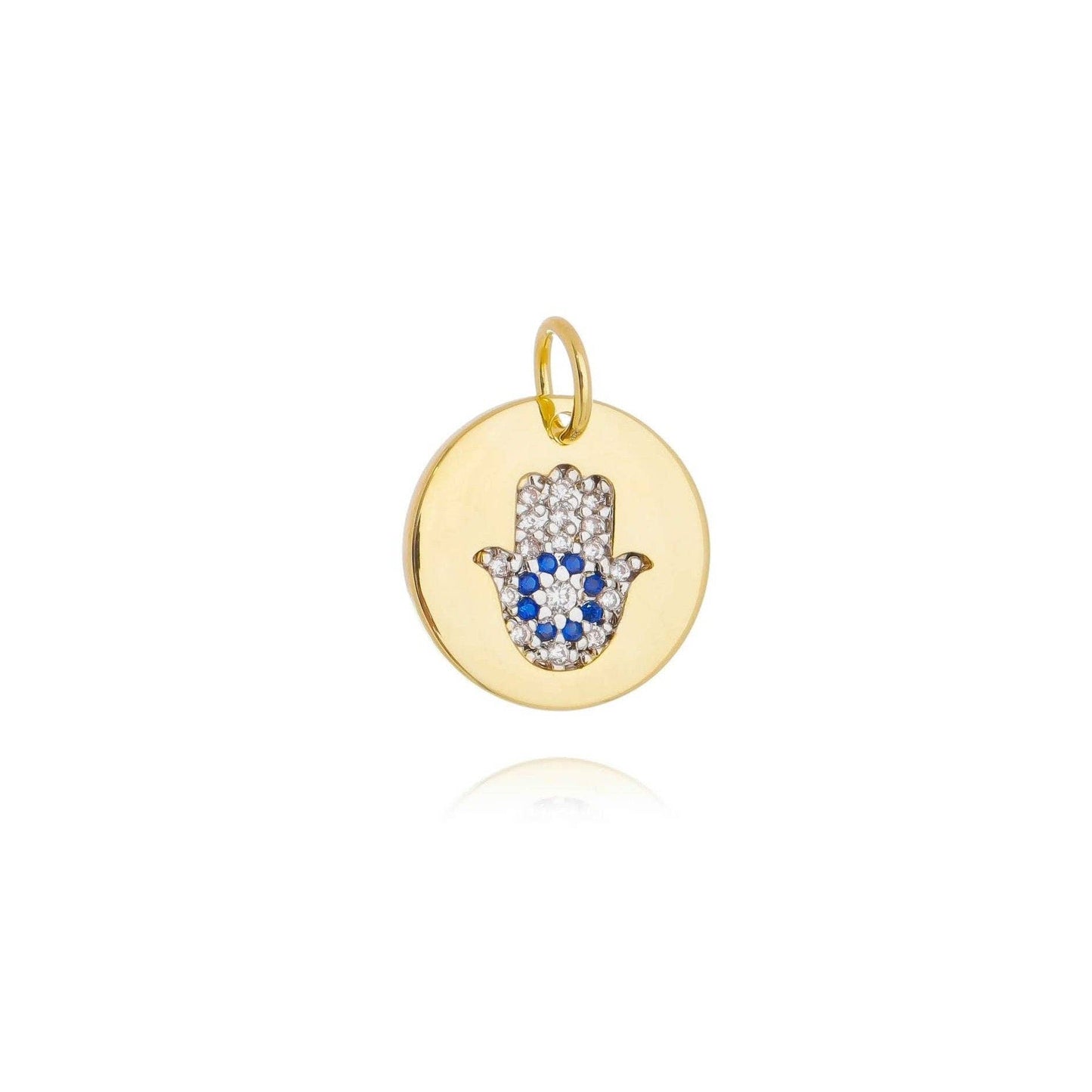 18k Gold Filled Hansa Plate Pendant