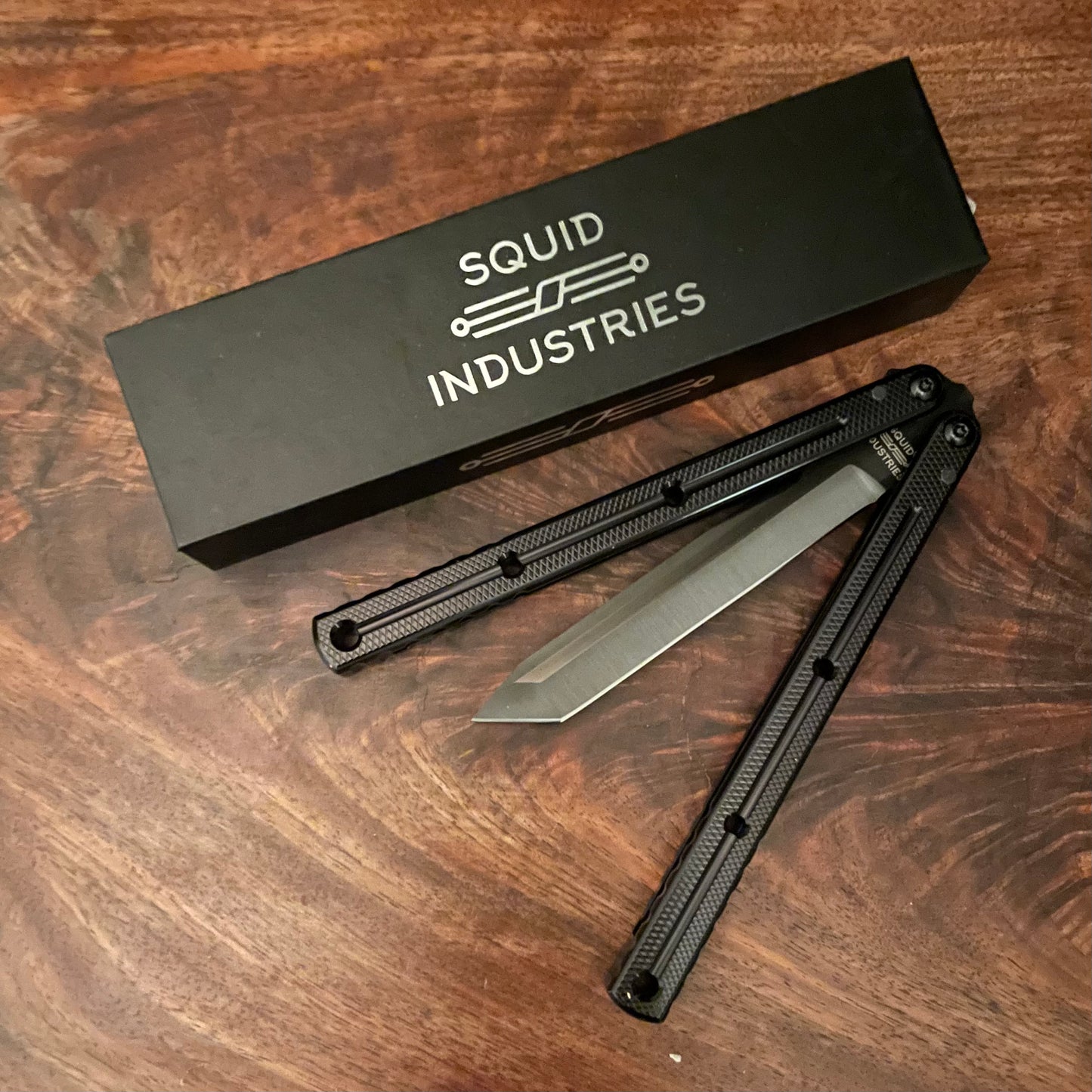 Squid Industries Krake Raken V3 Inked Black Tanto