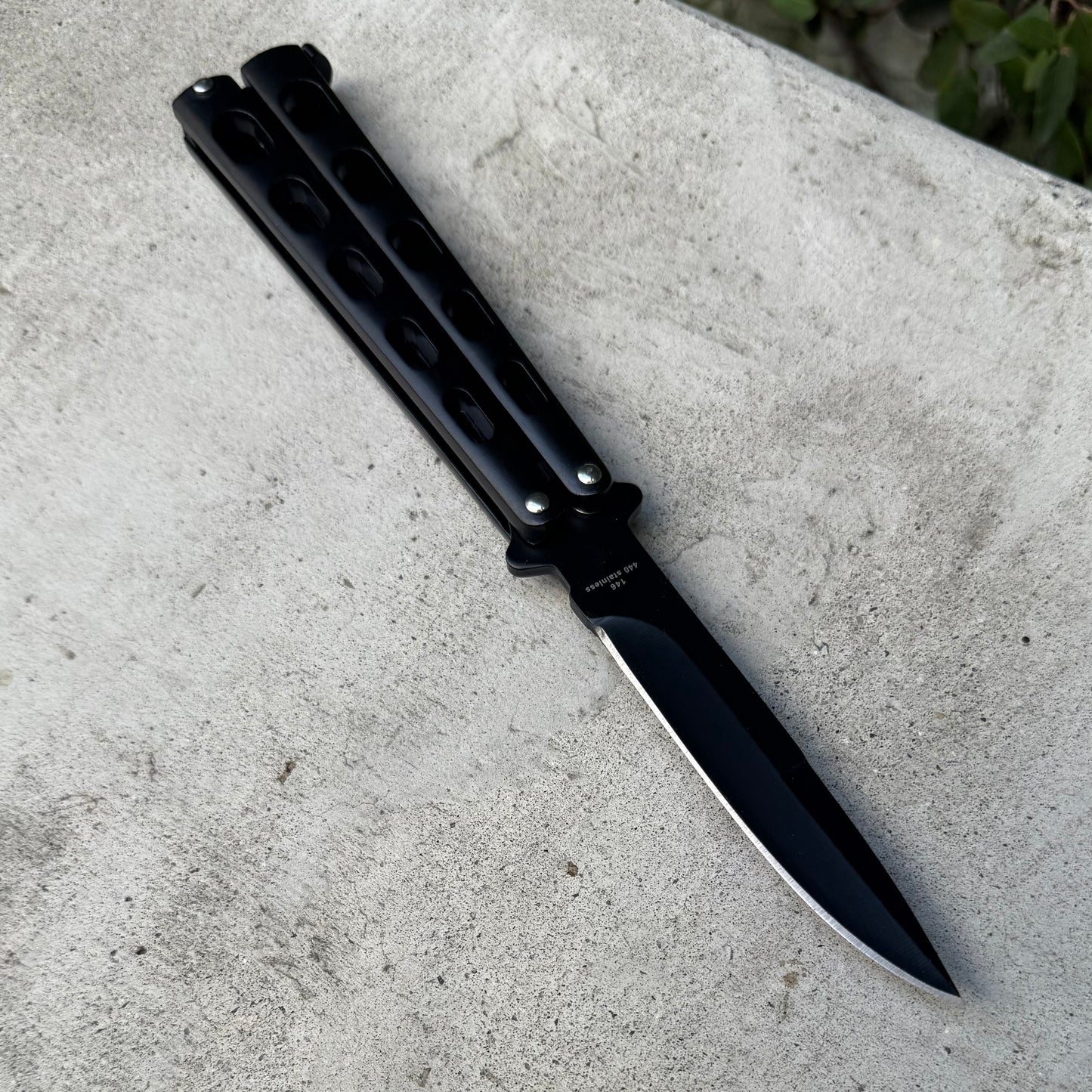 Black Metal Balisong