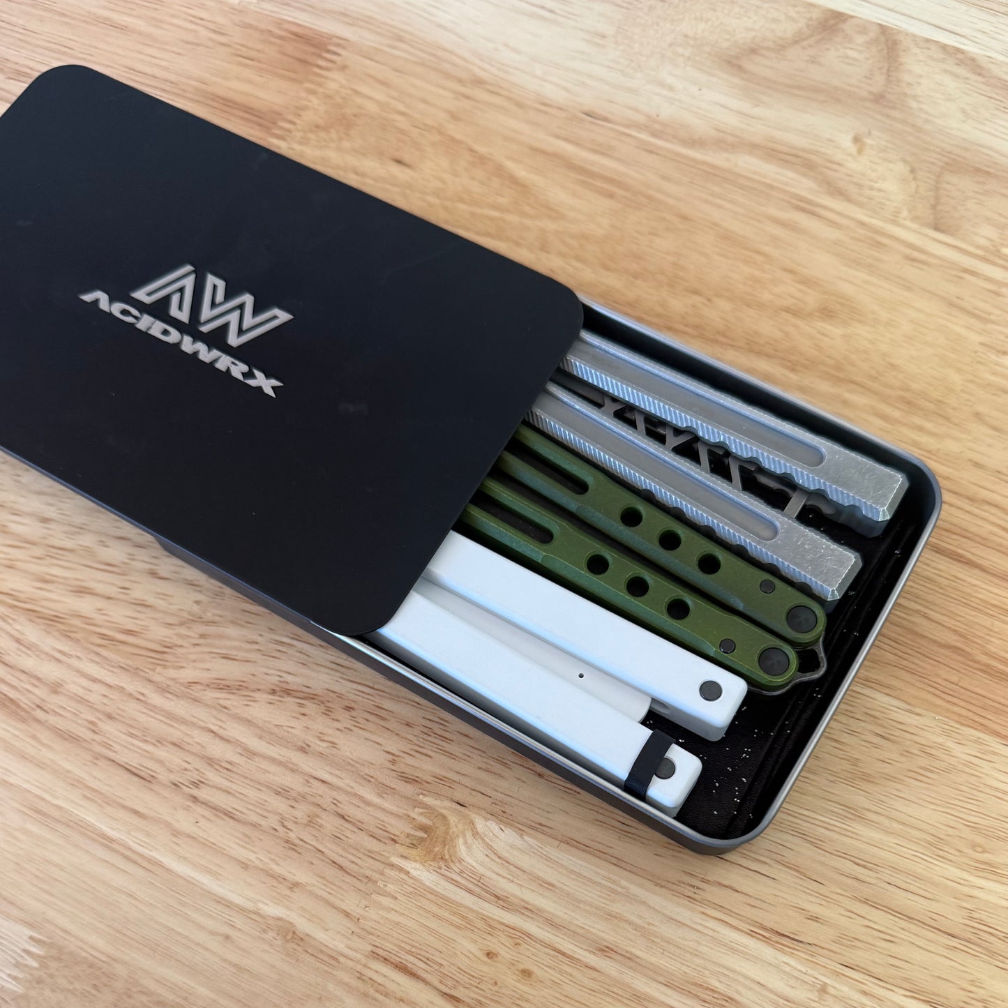 ACIDWRX - Balisong Tin Case, Cleaning Cloth