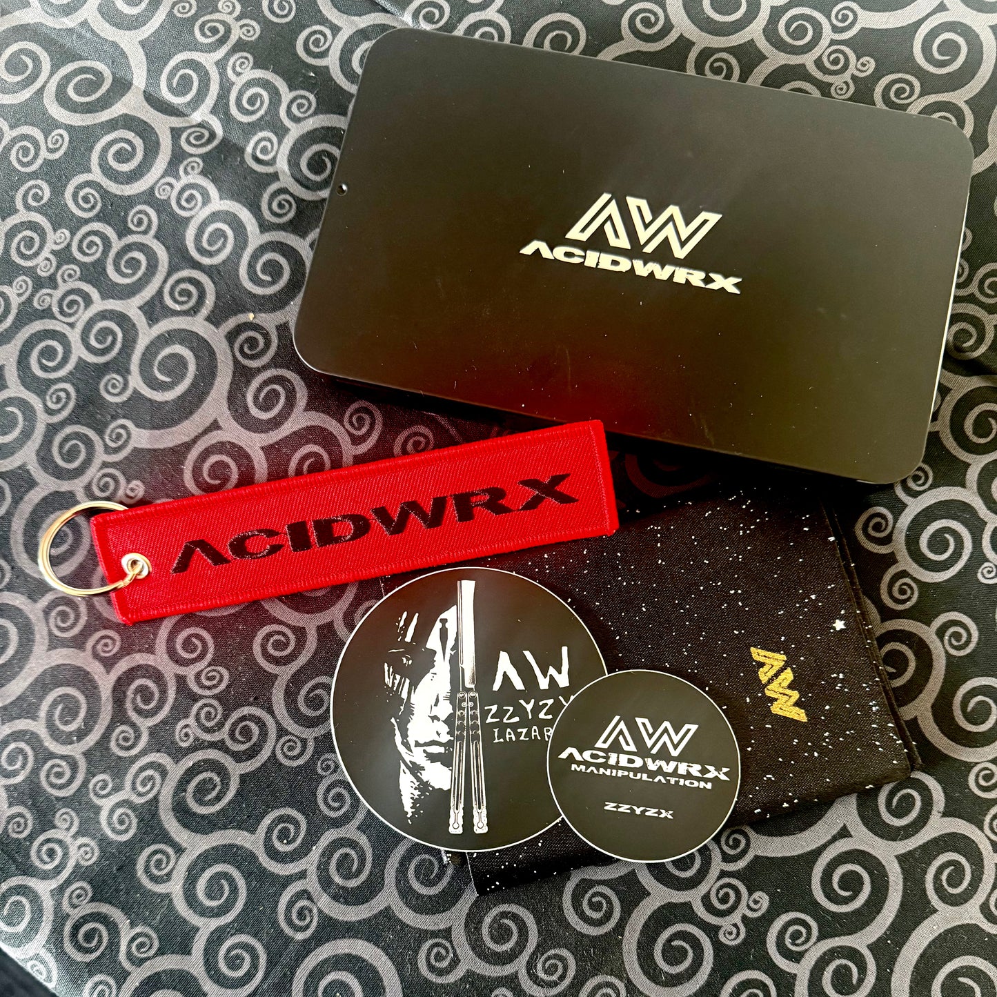 ACIDWRX - Balisong Tin Case, Cleaning Cloth