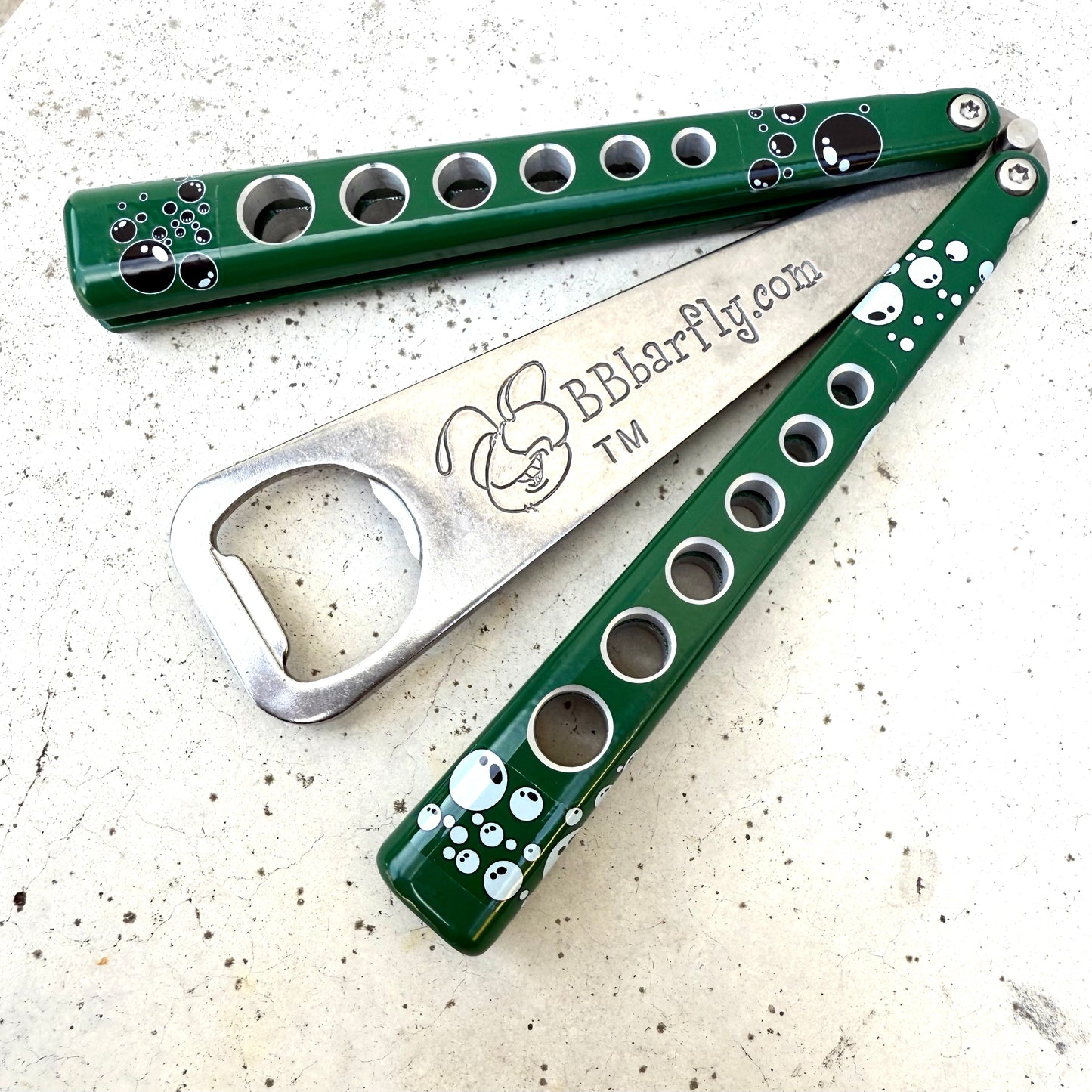 BBbarfly OG2 - New Soda Pop Balisong Bottle Opener