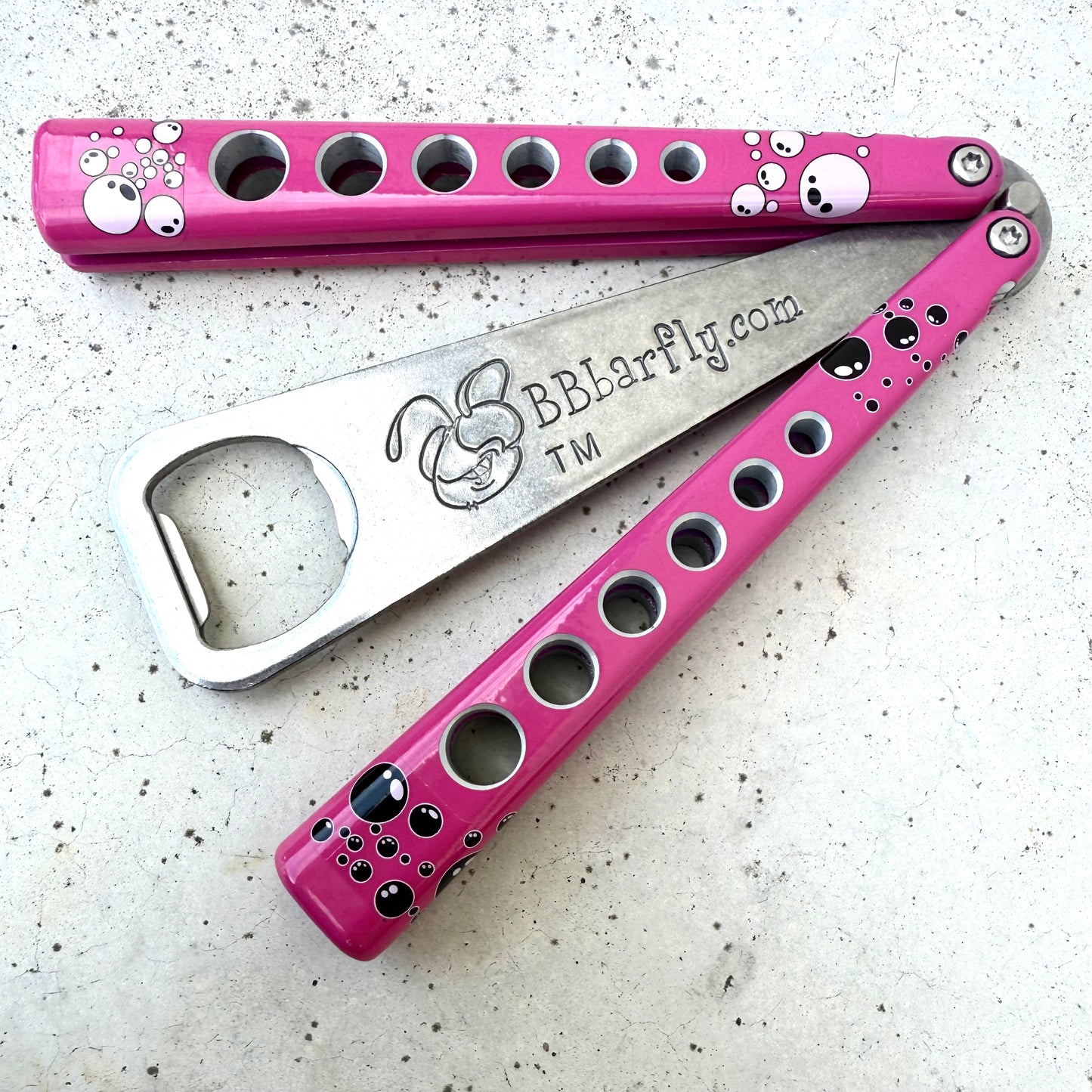 BBbarfly OG2 - New Soda Pop Balisong Bottle Opener