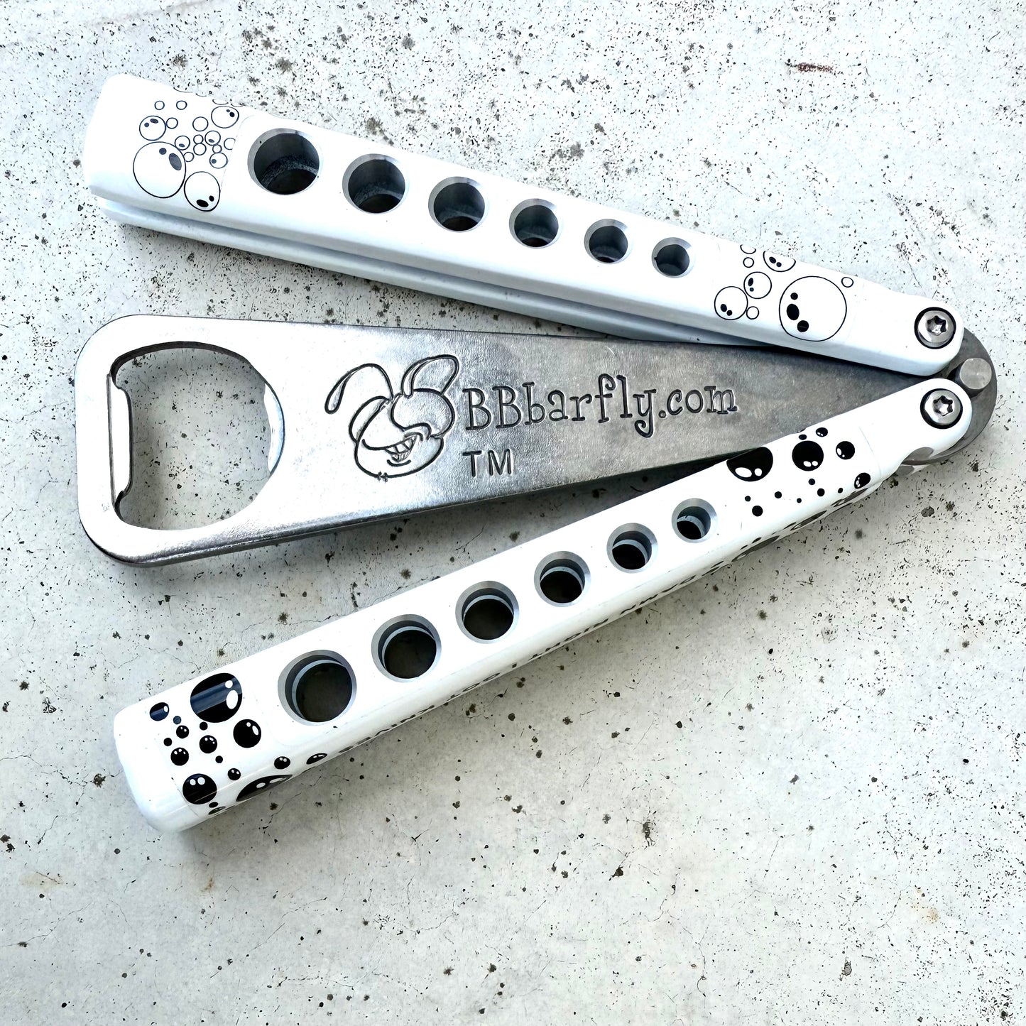 BBbarfly OG2 - New Soda Pop Balisong Bottle Opener