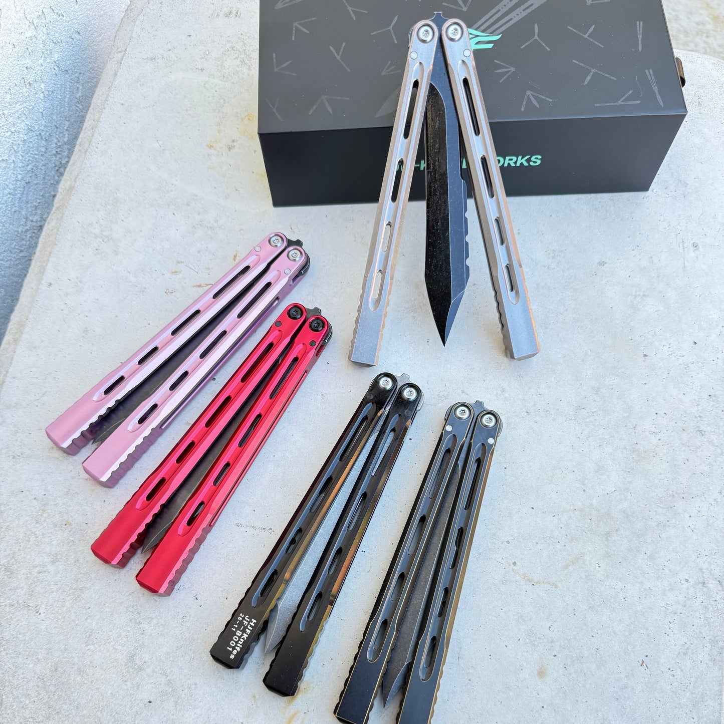JF Knifeworks - JF001  (False Edge Balisong)