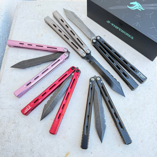 JF Knifeworks - JF001  (False Edge Balisong)