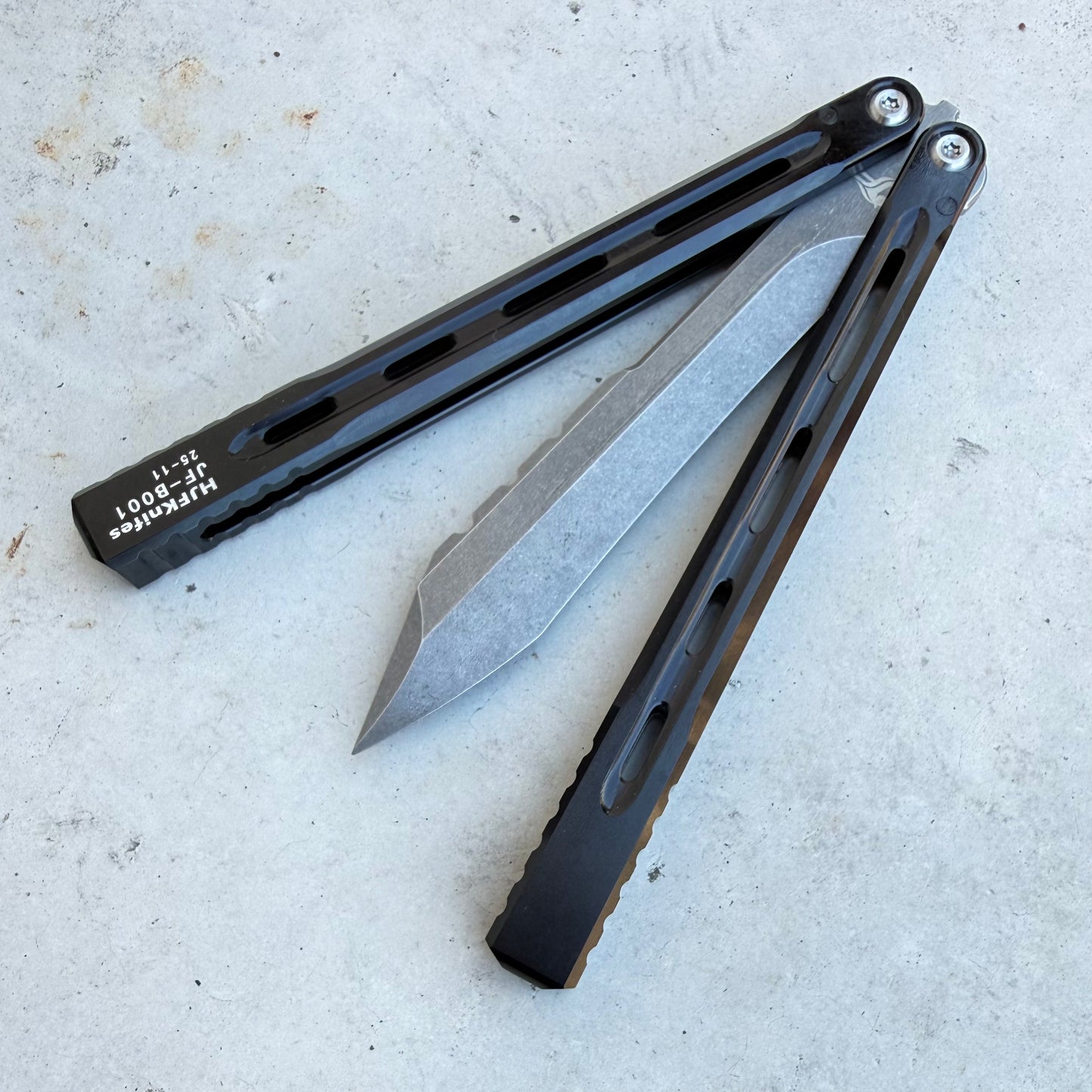 JF Knifeworks - JF001  (False Edge Balisong)