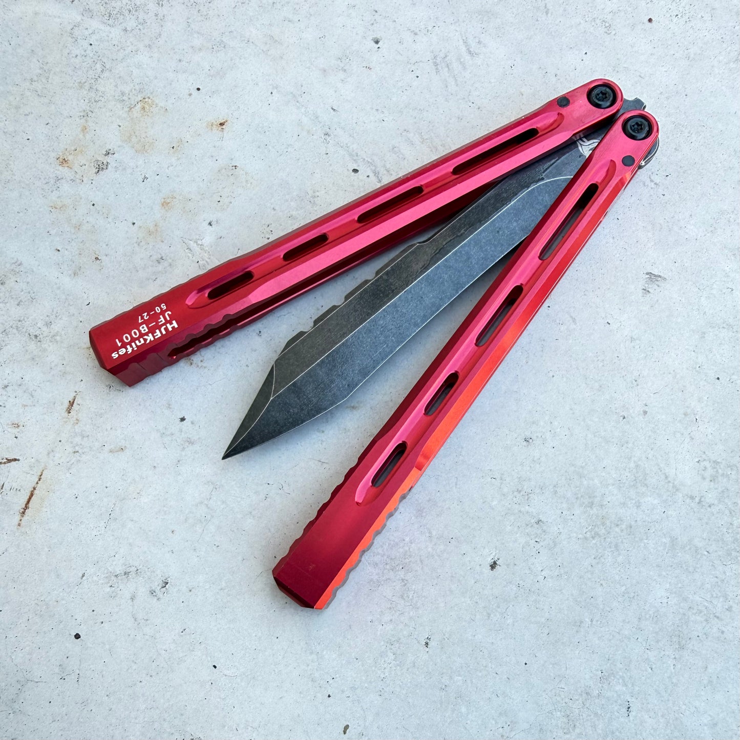 JF Knifeworks - JF001  (False Edge Balisong)