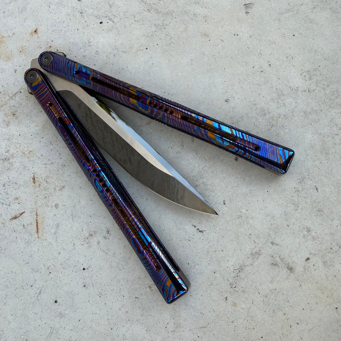 Morph Knives - TURBID V2 Timascus , Polished