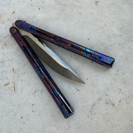 Morph Knives - TURBID V2 Timascus , Polished
