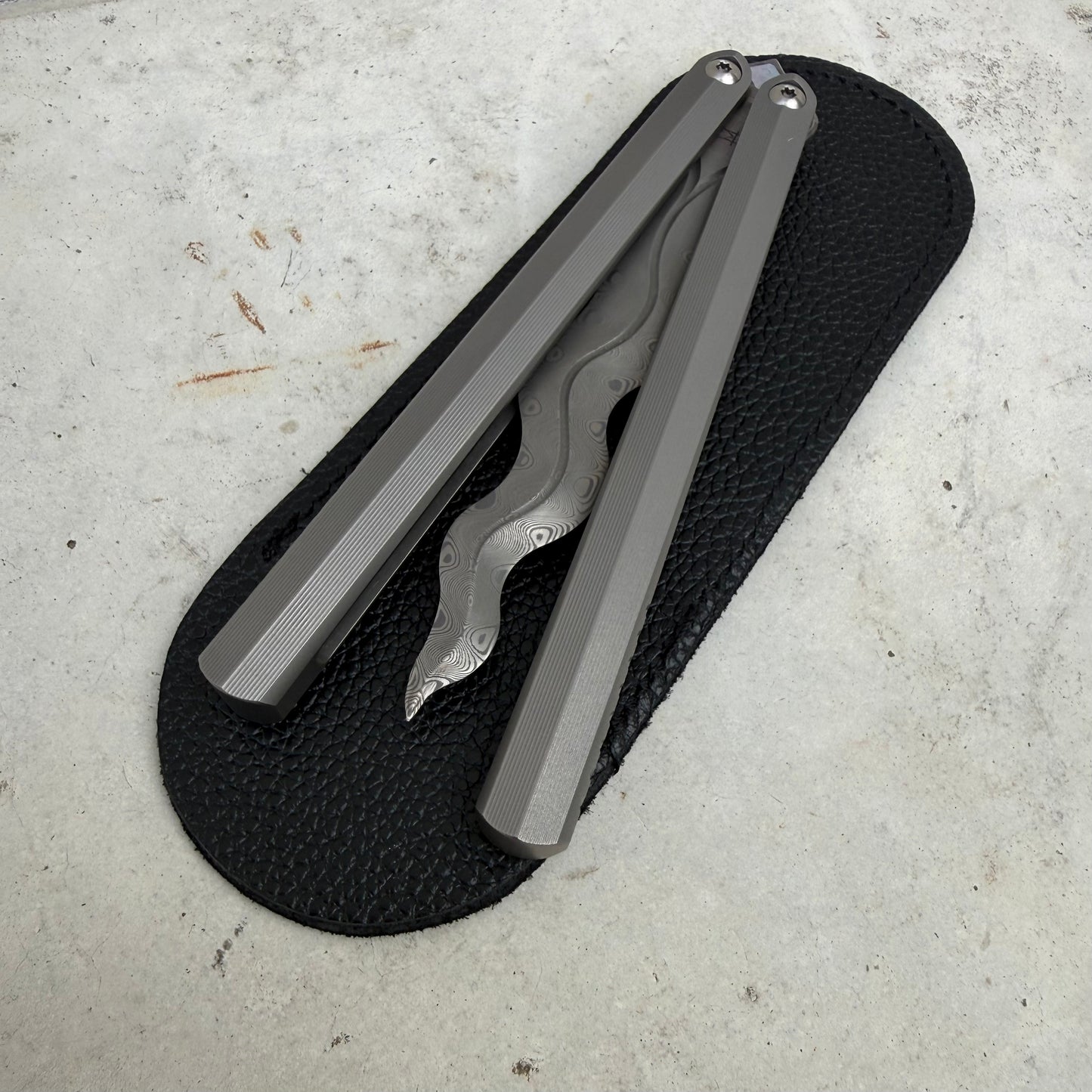 Ceroni Knives -Bali Kriss Damascus Blade