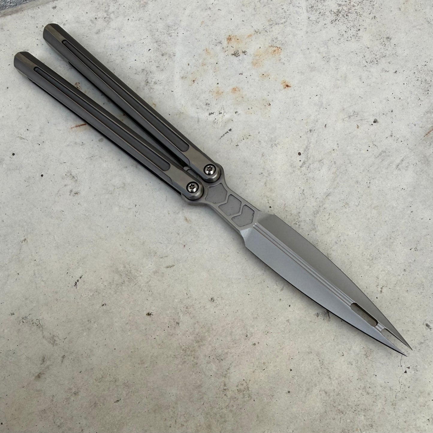 Ceroni Knives -  FLACON PROTOTYPE  Printed Ti