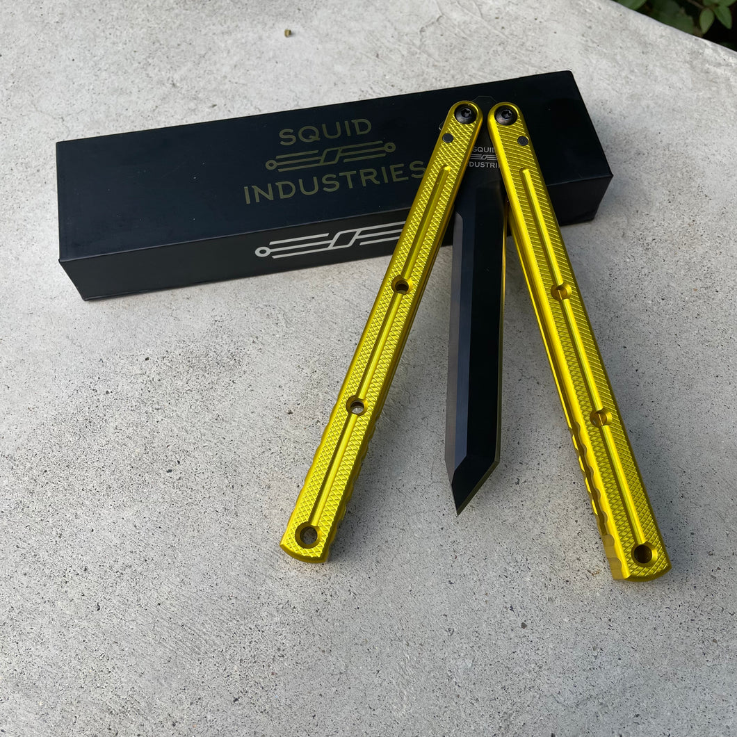 Squid Industries Krake Raken V3 Inked Gold Tanto