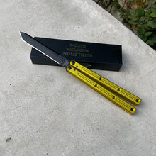 Load image into Gallery viewer, Squid Industries Krake Raken V3 Inked Gold Tanto
