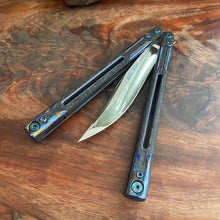 Load image into Gallery viewer, LDY BALISONG - CYGNUS Timascus Half Dress
