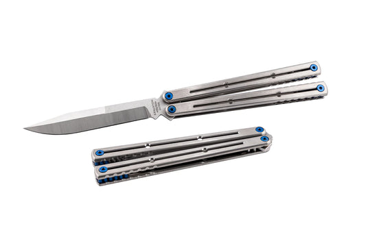 Squid Industries Zirblast Titanium Krake Raken Weehawk Blue hardware