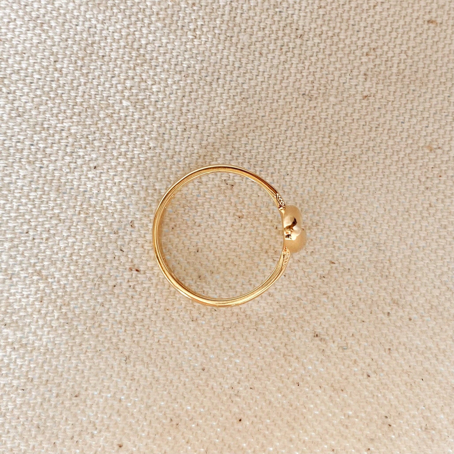 18k Gold Filled Cowrie Shell Ring