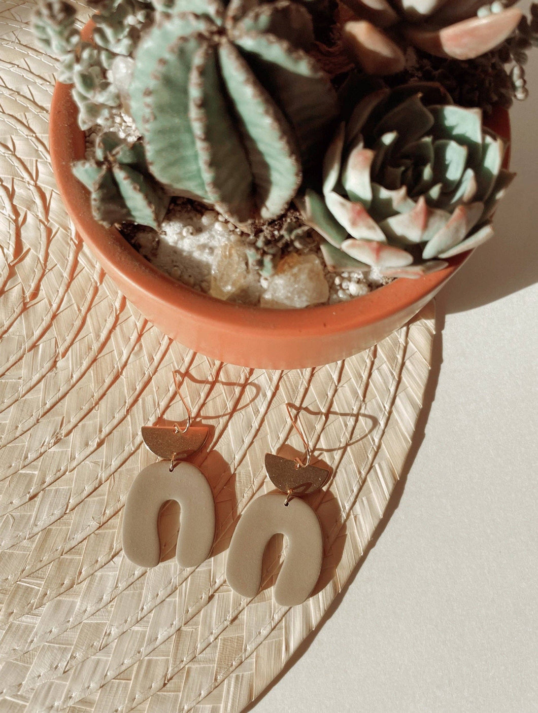 The Mojave Earring | Tan
