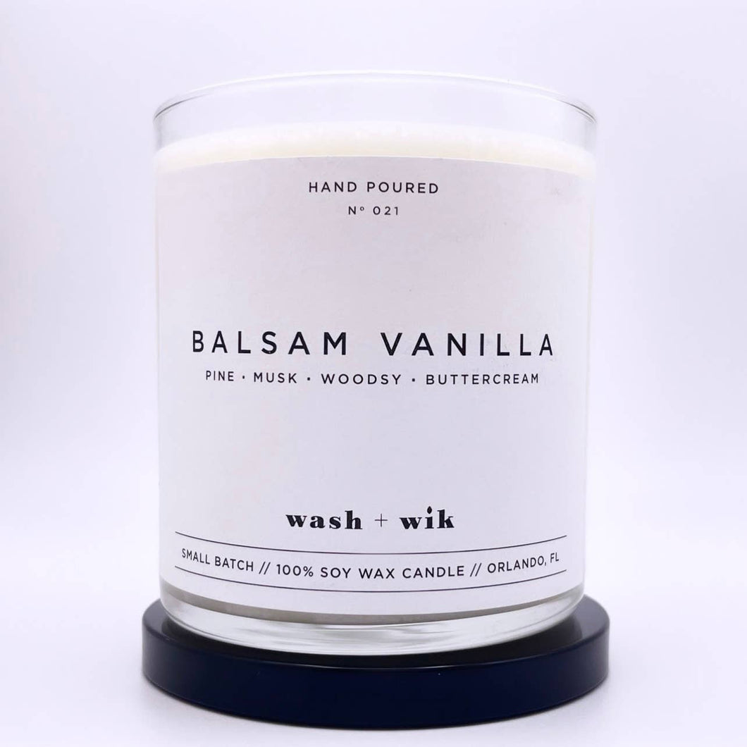 Balsam Vanilla Soy Wax Candle