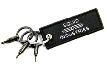Load image into Gallery viewer, Squid Industries Keychain Torx Driver Set and Key Chain Patch flight tag
