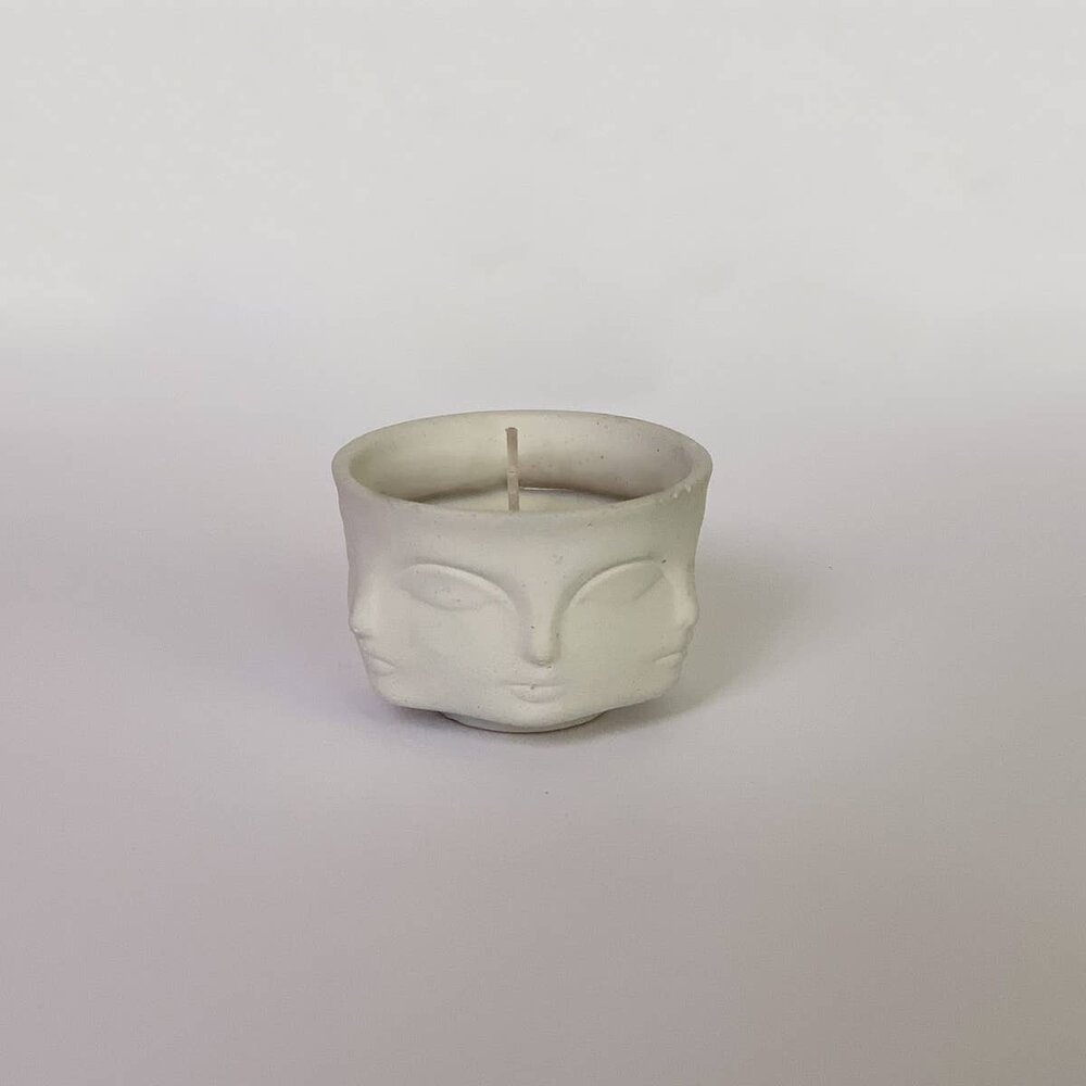 Faces Candle