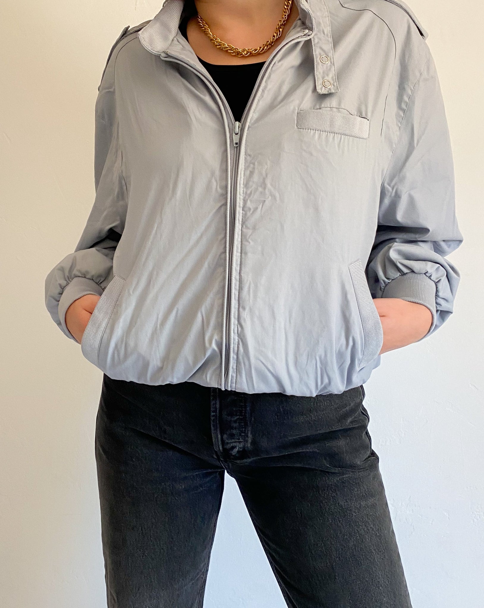 Vintage 1970s Grey 'Members Only' Jacket – Soet + SISTER SOET