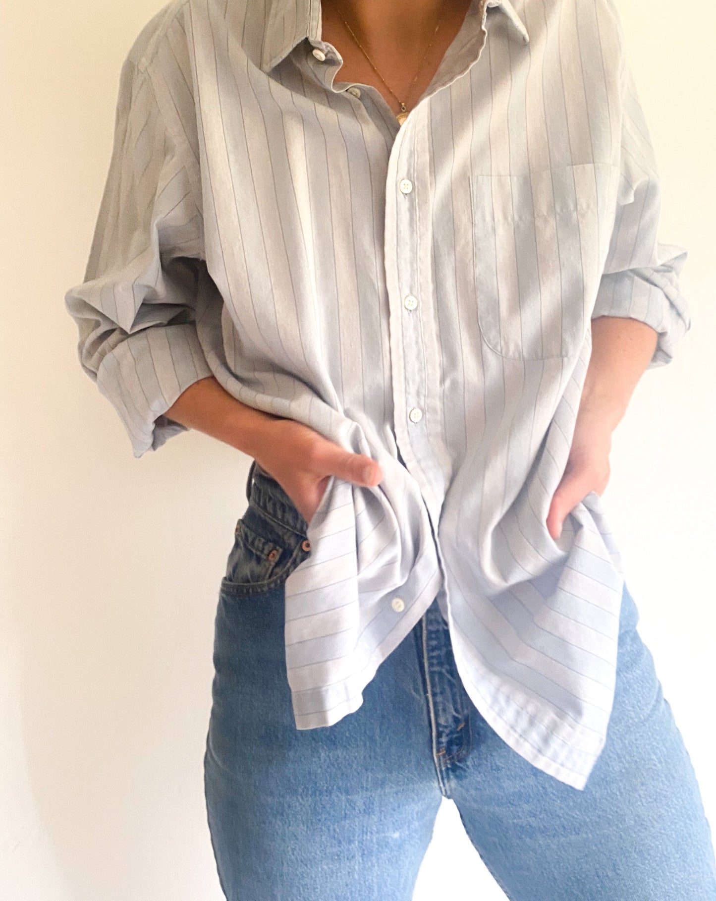 Vintage Yves Saint Laurent Stripe Shirt